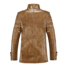 Load image into Gallery viewer, Stylish Casual Youth Thermal Leather Button Long Sleeve Men Outerwear