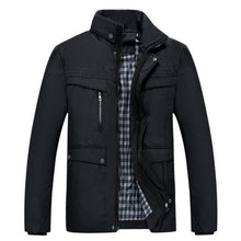 Load image into Gallery viewer, Casual Fashion Thermal Plain Zipper Long Sleeve Men Outerwear