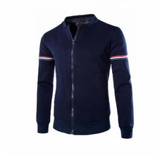 Load image into Gallery viewer, Fashion Casual Slim Strip Long Sleeve Men Sport Outerwear