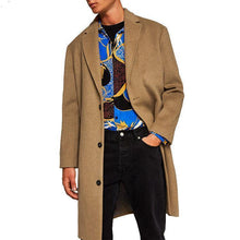 Load image into Gallery viewer, Gentle Plain Lapel Collar Loose Business Long Woolen Coat