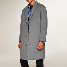 Load image into Gallery viewer, Gentle Plain Lapel Collar Loose Business Long Woolen Coat