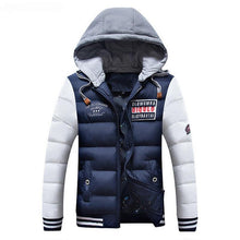 Load image into Gallery viewer, Casual New Hooded Thick Padded Men's Parkas Jacket Coats Warm Zipper