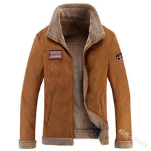 Load image into Gallery viewer, Casual Fashion Thicken Warm Plain Stand Collar Lapel Jacket