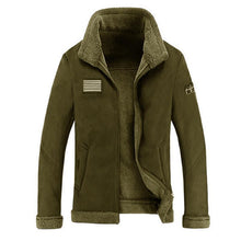 Load image into Gallery viewer, Casual Fashion Thicken Warm Plain Stand Collar Lapel Jacket