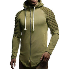 Load image into Gallery viewer, Stripes Patchwork Long Sleeve Hoodie