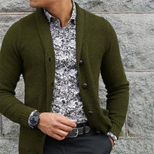 Load image into Gallery viewer, Fashion Lapel Single-Breasted Long-Sleeved Knit Sweaters