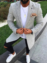 Load image into Gallery viewer, Commuting Casual Pure Colour Mid-Length Coat