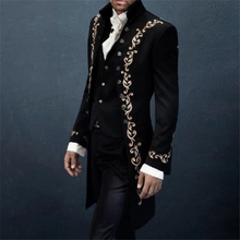 Load image into Gallery viewer, Autumn And Winter Suede Embroidery Long Coat