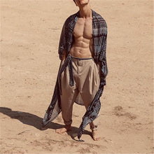 Load image into Gallery viewer, Fashion Bohemian Printed Irregular Cardigan Windbreakers