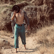 Load image into Gallery viewer, Fashion Bohemian Printed Irregular Cardigan Windbreakers