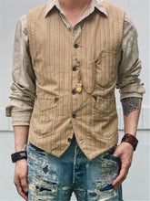 Load image into Gallery viewer, Men's Single Row New Stripe Vest
