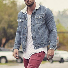 Load image into Gallery viewer, Fleece Sherpa Button Jacket