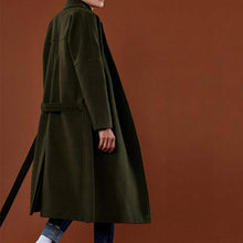 Load image into Gallery viewer, Super Warm Winter Woolen Coat New Loose Windbreaker Plus Size
