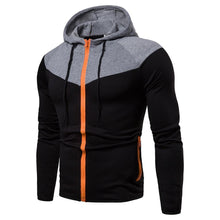 Load image into Gallery viewer, Creative Stitching Sleeve Casual Hooded Men&#39;s Hoodie
