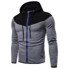 Load image into Gallery viewer, Creative Stitching Sleeve Casual Hooded Men&#39;s Hoodie
