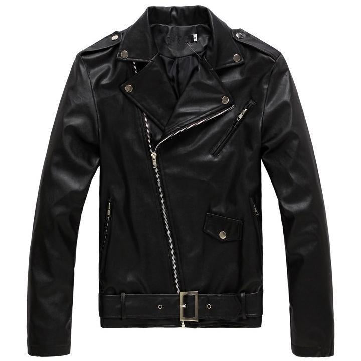 Mens Fashion Rock Jacket PU Leather Jacket