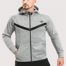 Load image into Gallery viewer, Fashion Casual Sport Thermal Loose Strip Long Sleeve Zipper Outerwear
