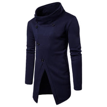 Load image into Gallery viewer, Oblique Button Placket Man&#39;s Outerwear
