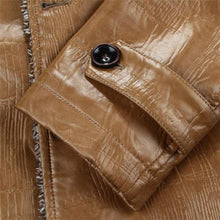 Load image into Gallery viewer, Stylish Casual Youth Thermal Leather Button Long Sleeve Men Outerwear
