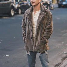 Load image into Gallery viewer, Fashion Mens Solid Color Lapel Outerwear
