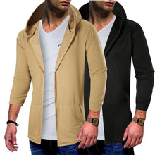 Load image into Gallery viewer, Fashion Plain Split Joint Packet Long Coat
