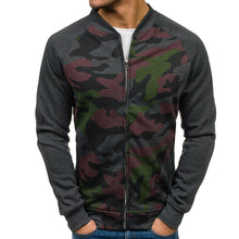 Load image into Gallery viewer, Fashion Mens Camouflage Long Sleeve Outerwear
