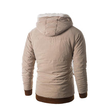 Load image into Gallery viewer, Classic Casual Thicken Warm Plain Hooded Coat
