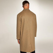 Load image into Gallery viewer, Gentle Plain Lapel Collar Loose Business Long Woolen Coat
