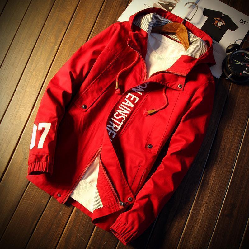 Text Hooded Jacket