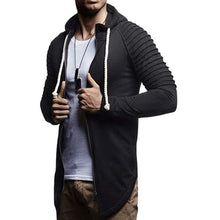 Load image into Gallery viewer, Stripes Patchwork Long Sleeve Hoodie
