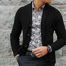 Load image into Gallery viewer, Fashion Lapel Single-Breasted Long-Sleeved Knit Sweaters
