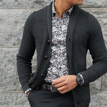 Load image into Gallery viewer, Fashion Lapel Single-Breasted Long-Sleeved Knit Sweaters
