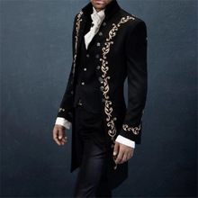 Load image into Gallery viewer, Autumn And Winter Suede Embroidery Long Coat
