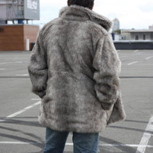 Load image into Gallery viewer, Fashion Large Lapel Hooded Loose Faux Fur Coats
