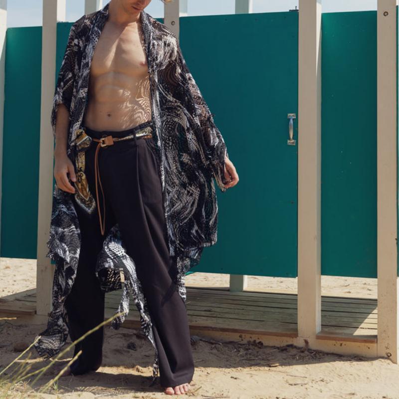 Individuality Hollow Carved Design Thin Section Cardigan