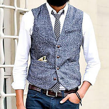 Load image into Gallery viewer, Commuting Double Pocket Single-Breasted Vest
