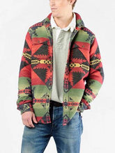 Load image into Gallery viewer, Retro Color Patch Pocket Long Sleeve Jacket
