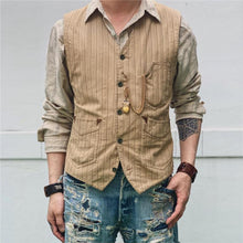 Load image into Gallery viewer, Men&#39;s Single Row New Stripe Vest
