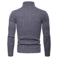 Load image into Gallery viewer, Winter New Casual Solid Color Twist Thick Double-Breasted Knit Cardigan
