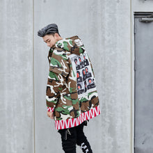 Load image into Gallery viewer, Splicing Windbreaker Hip Hop Outwear
