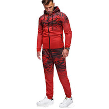 Load image into Gallery viewer, Hooded Two-Piece Men&#39;s Running Sportswear Jacket
