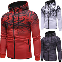 Load image into Gallery viewer, Hooded Two-Piece Men&#39;s Running Sportswear Jacket
