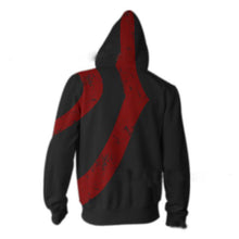 Load image into Gallery viewer, PS4 Ares Cosplay Digital Printing Long-Sleeved Pullover Zipper Autumn And Winter Men&#39;s Hoodie
