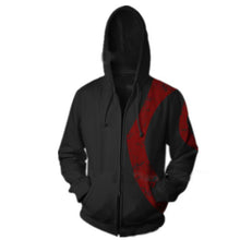 Load image into Gallery viewer, PS4 Ares Cosplay Digital Printing Long-Sleeved Pullover Zipper Autumn And Winter Men&#39;s Hoodie
