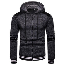 Load image into Gallery viewer, Autumn And Winter Men&#39;s Sports Hooded Long Sleeve Jacket
