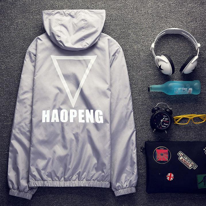 New Thin Hooded Casual Jacket Fashion Slim Coat