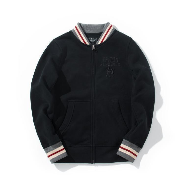 Fashion Zipper Stand Collar Winter Trend Men's Jacket