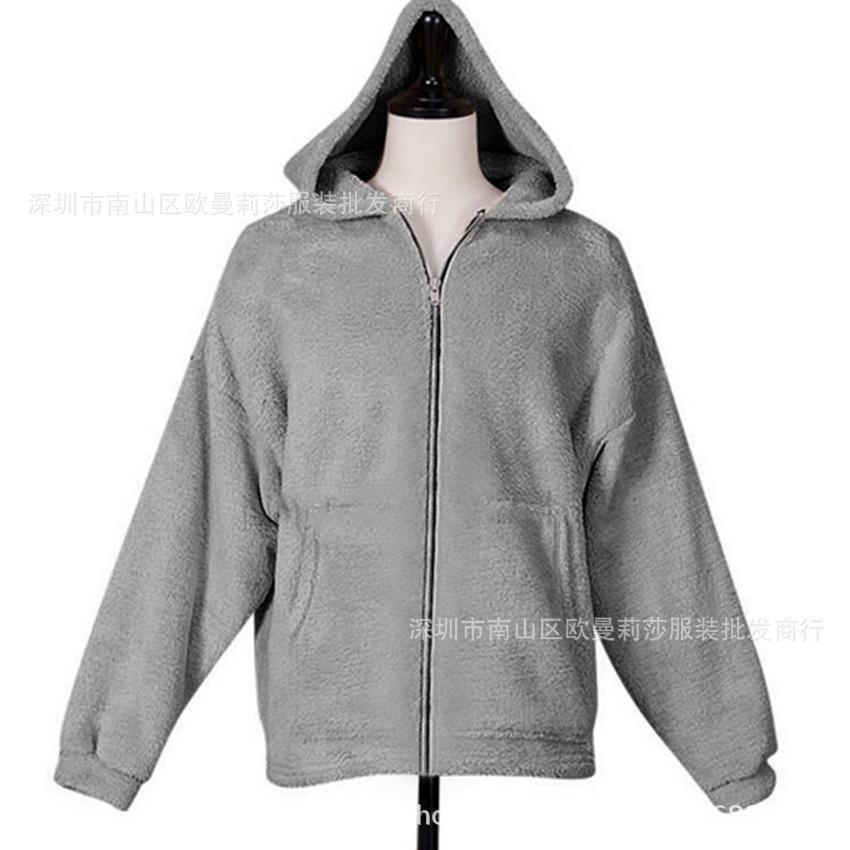 Fashion Casual Thermal Solid Color Long Sleeve Men Coat