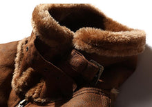 Load image into Gallery viewer, Mens Fashion Casual Thick Suede Lapels Jacket Plus Velvet Warm
